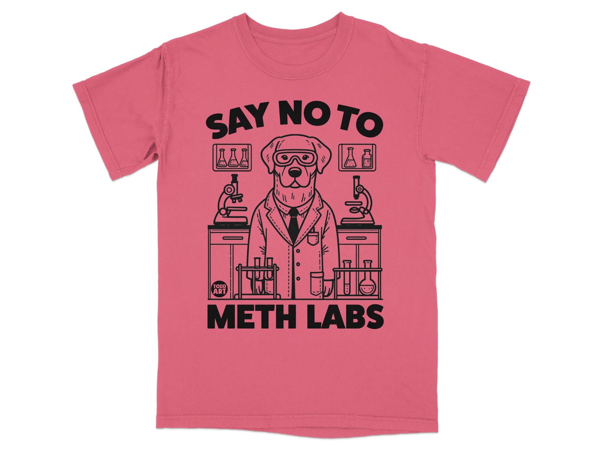 Say No To Meth Labs Graphic Science T-Shirt