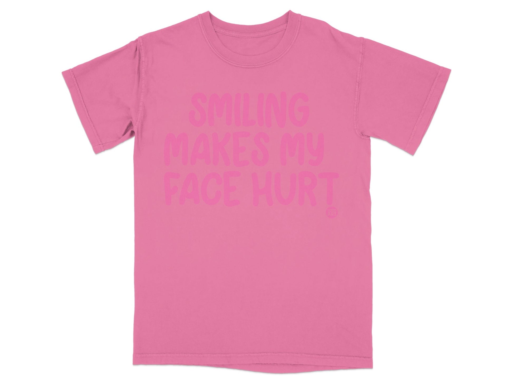 Smiling Makes My Face Hurt Graphic T-Shirt