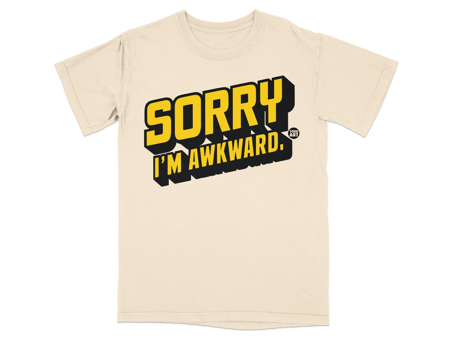 Sorry I'm Awkward Graphic T-Shirt Fun Casual Shirt