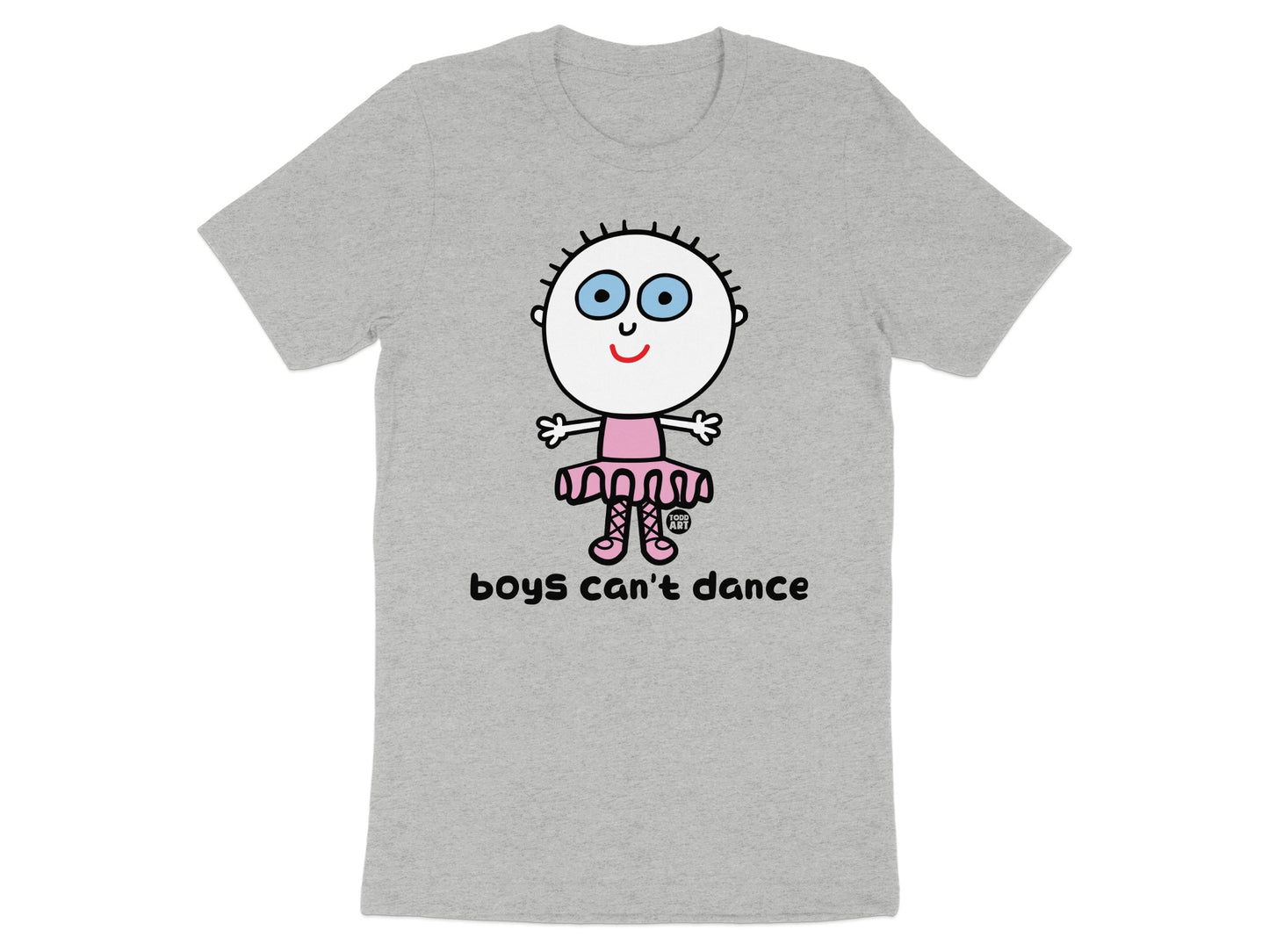 Boys Can't Dance Cute Graphic T-shirt for Kids
