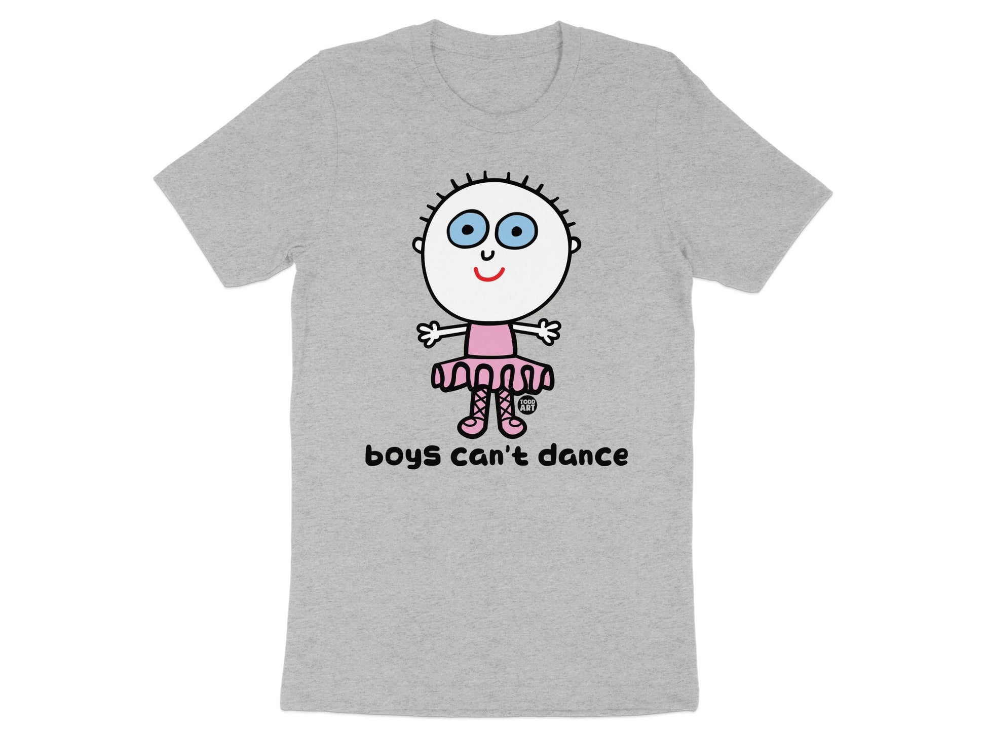 Boys Can't Dance Cute Graphic T-shirt for Kids