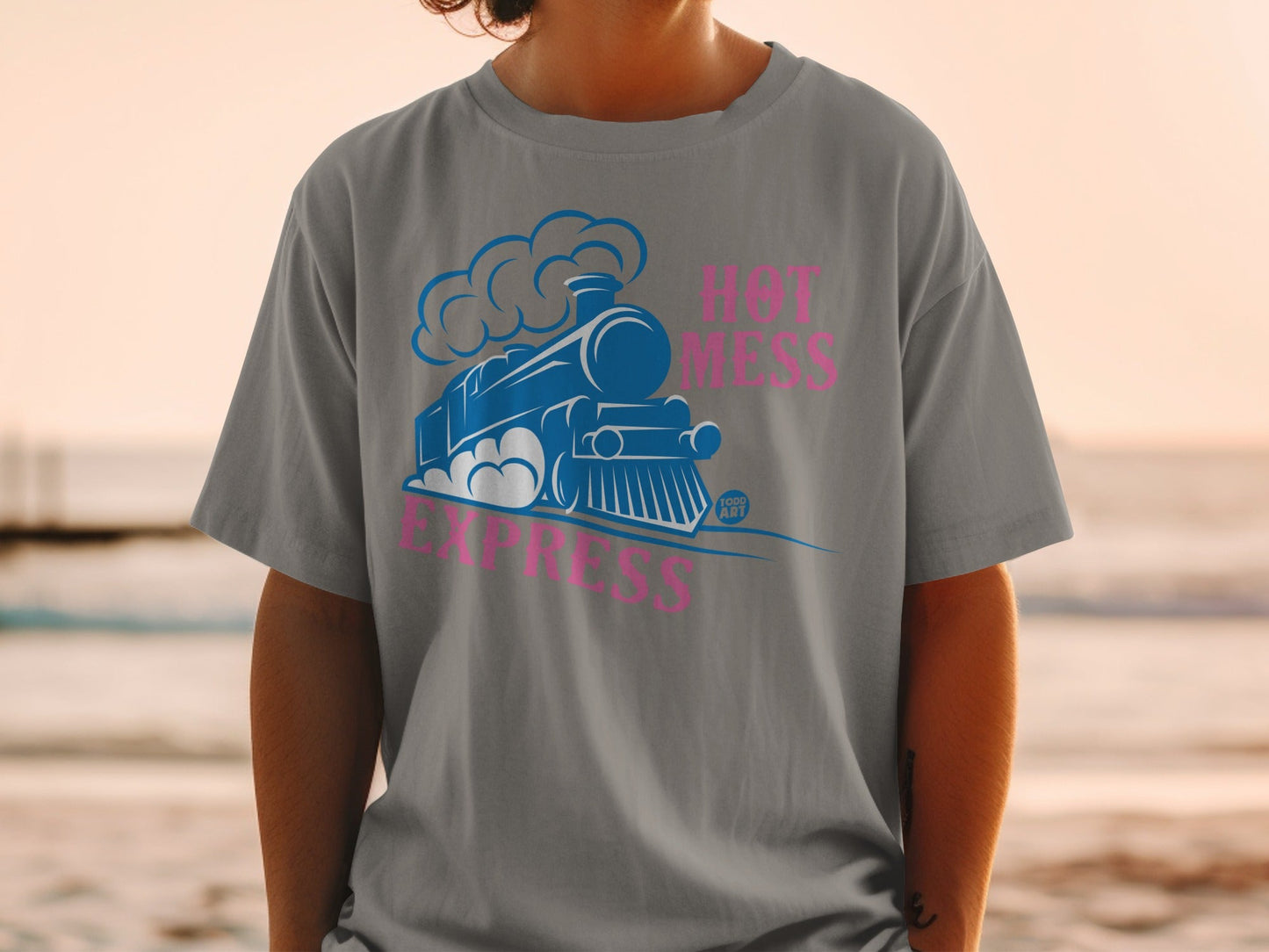 Hot Mess Express Graphic Tee Shirt Custom Design