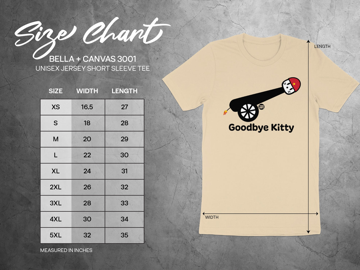 Goodbye Kitty Unisex Jersey Short Sleeve Tee