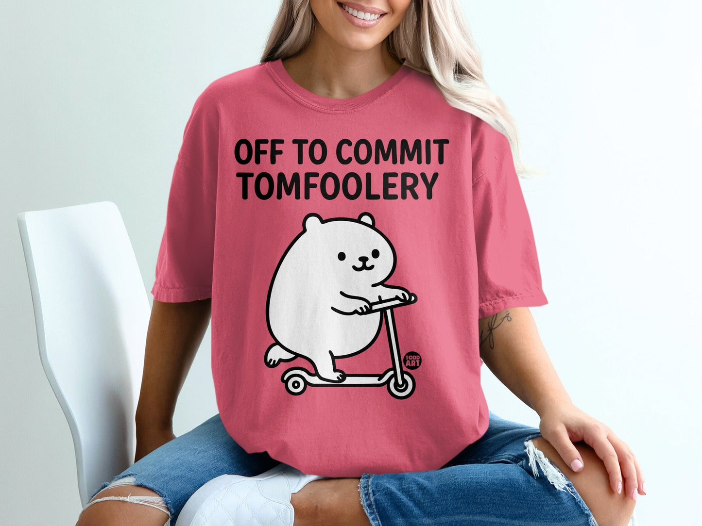 Off to Commit Tomfoolery Graphic T-Shirt