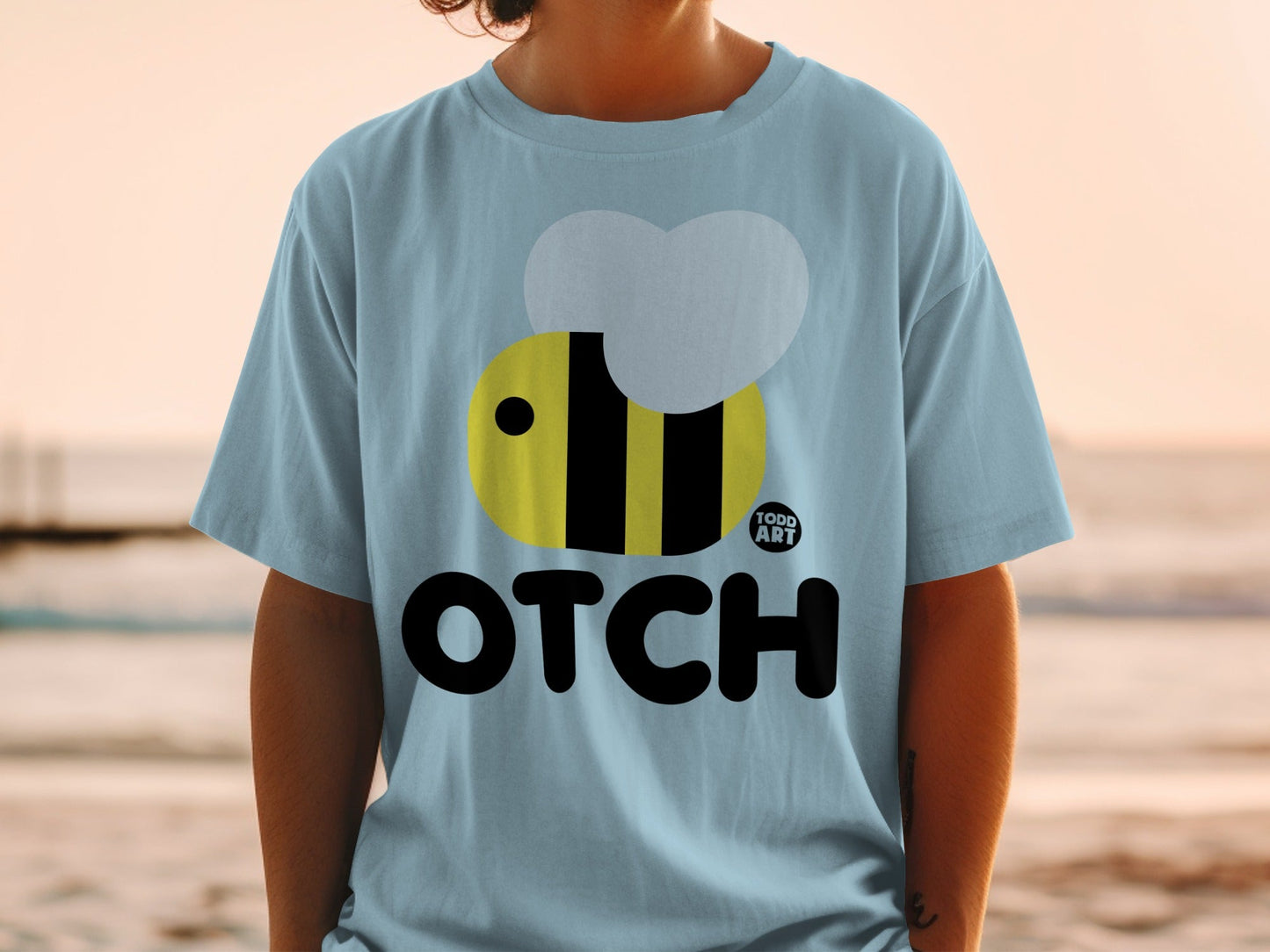Cute Bee Graphic OTCH Todd Art T-Shirt