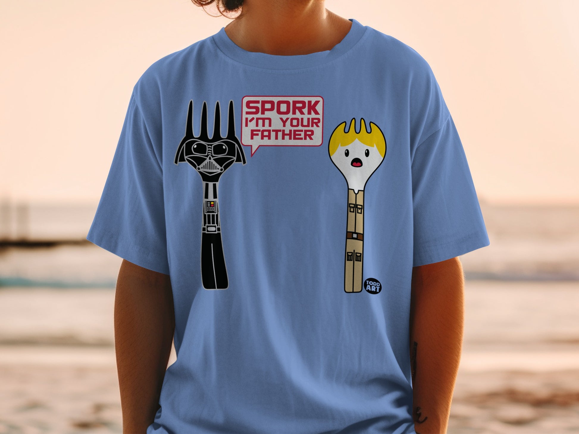 Spork I'm Your Father Star Wars Parody Design Blue product type