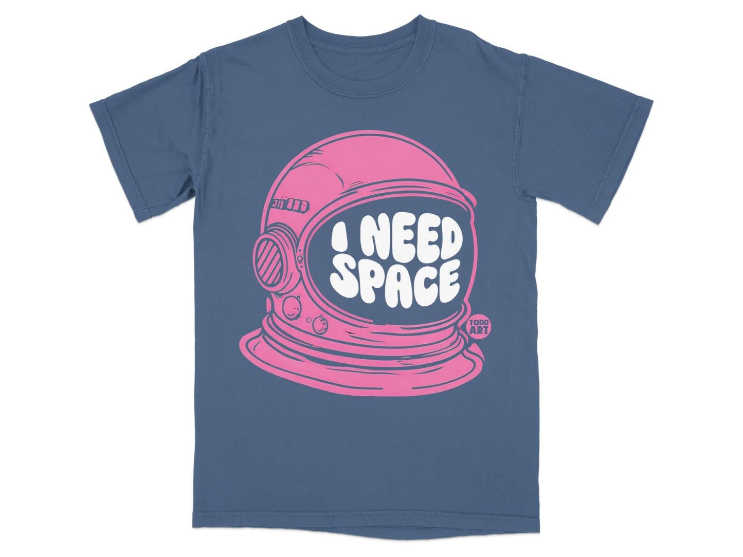 I Need Space Astronaut Head Graphic T-Shirt