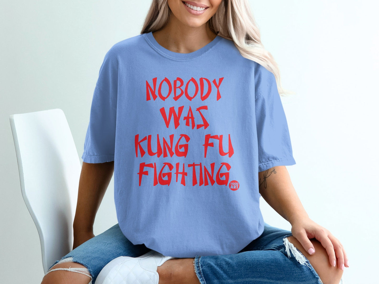 Nobody Was Kung Fu Fighting Graphic T-Shirt