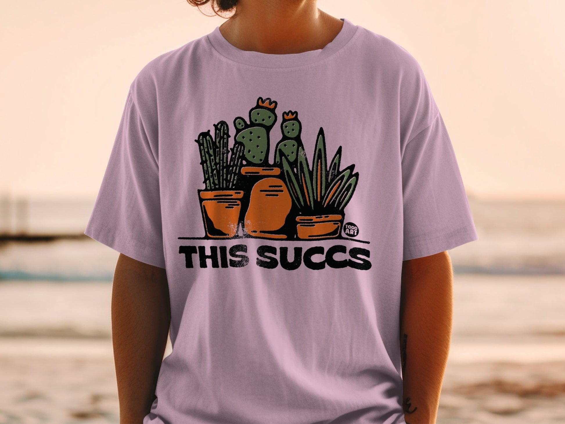 Funny This Succes Cactus Graphic T-Shirt