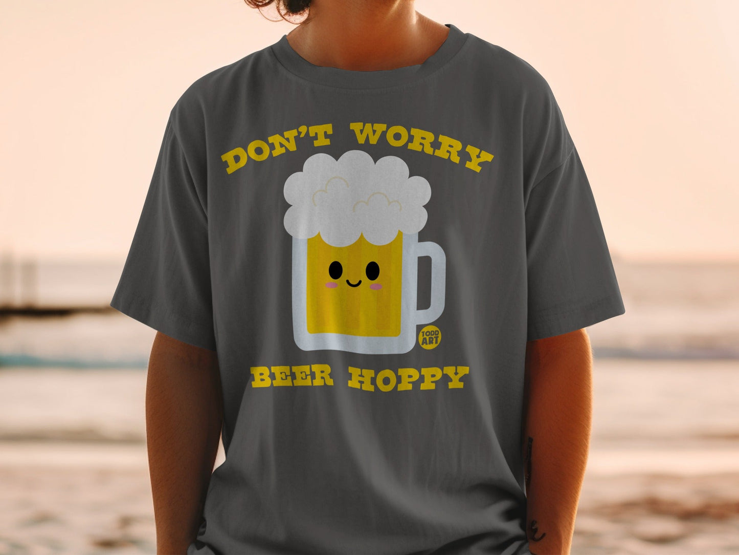 Don't Worry Beer Hoppy Graphic T-Shirt