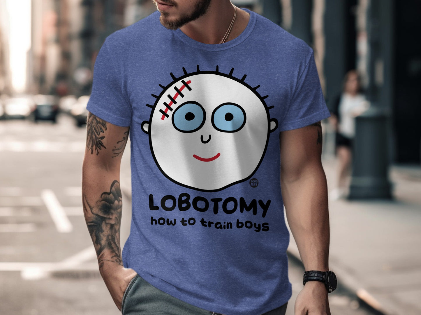 Lobotomy How to Train Boys Graphic T-Shirt