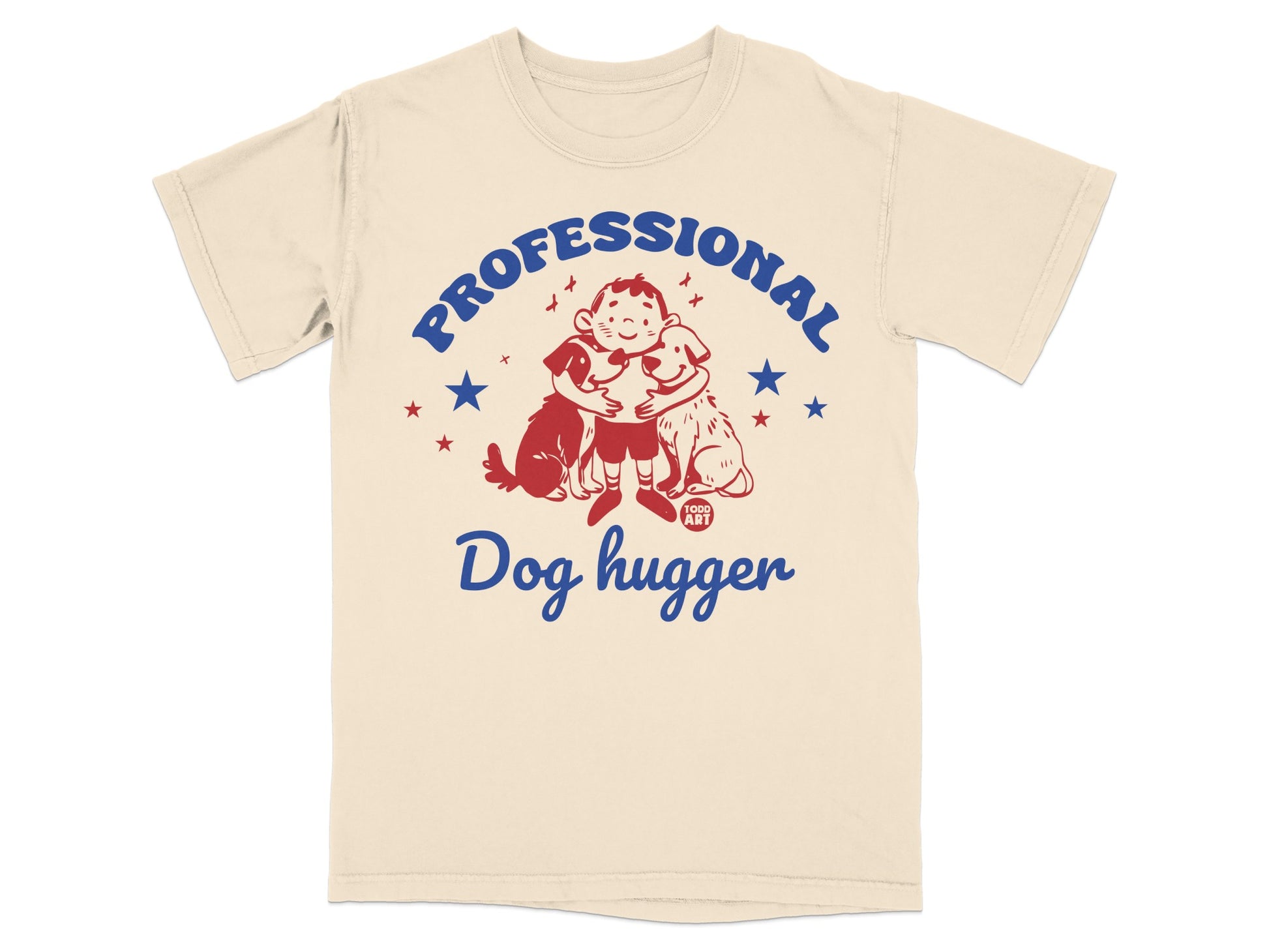 Professional Dog Hugger T-Shirt Graphic Design