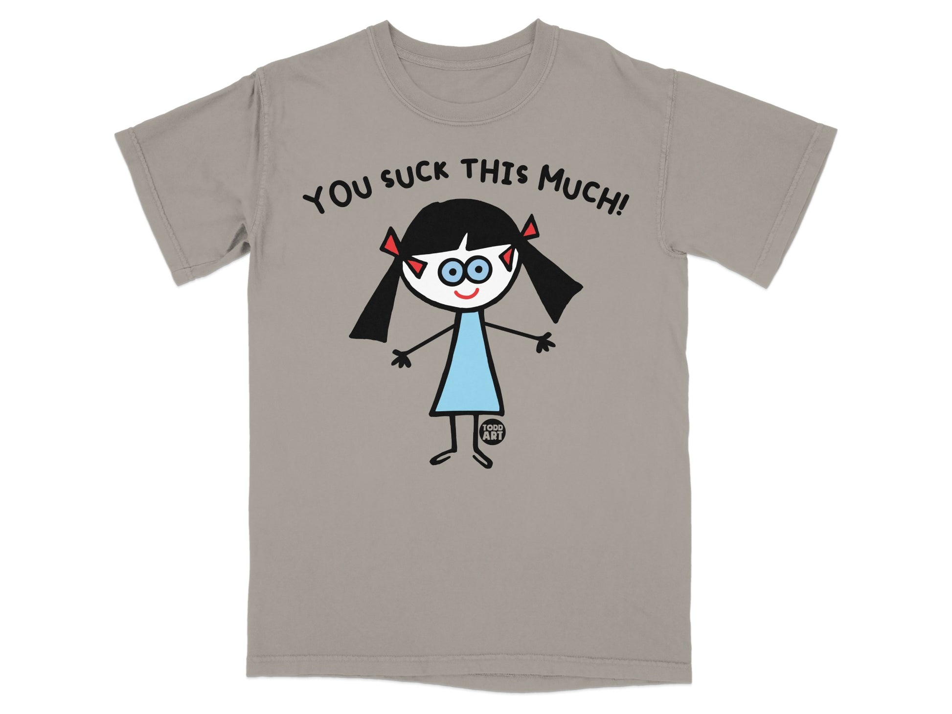 You Suck This Much Cartoon Graphic T-Shirt