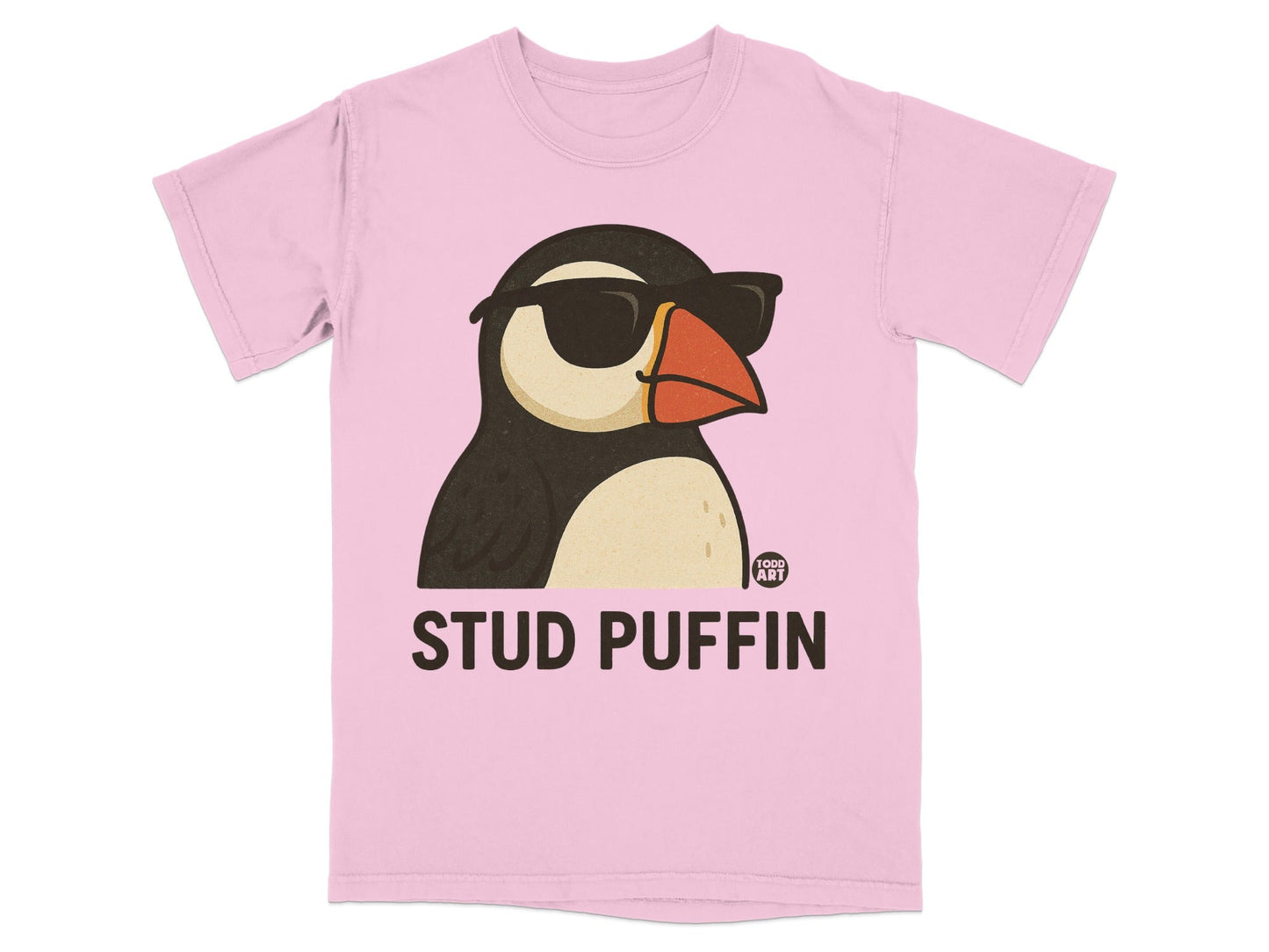 Cool Stud Puffin Graphic Tee Shirt for Trendy Look