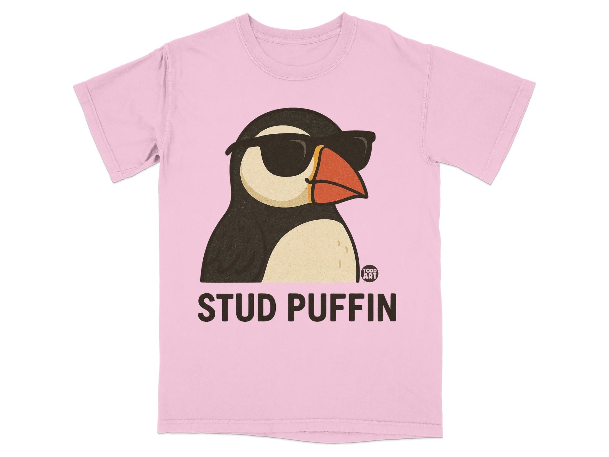 Cool Stud Puffin Graphic Tee Shirt for Trendy Look
