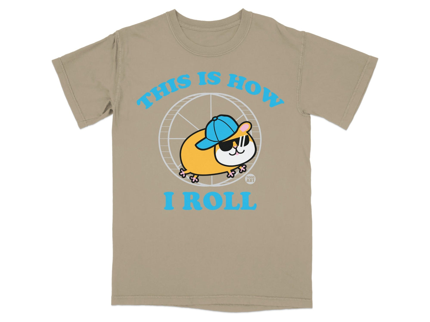 This is How I Roll Cute Hamster Graphic Tee