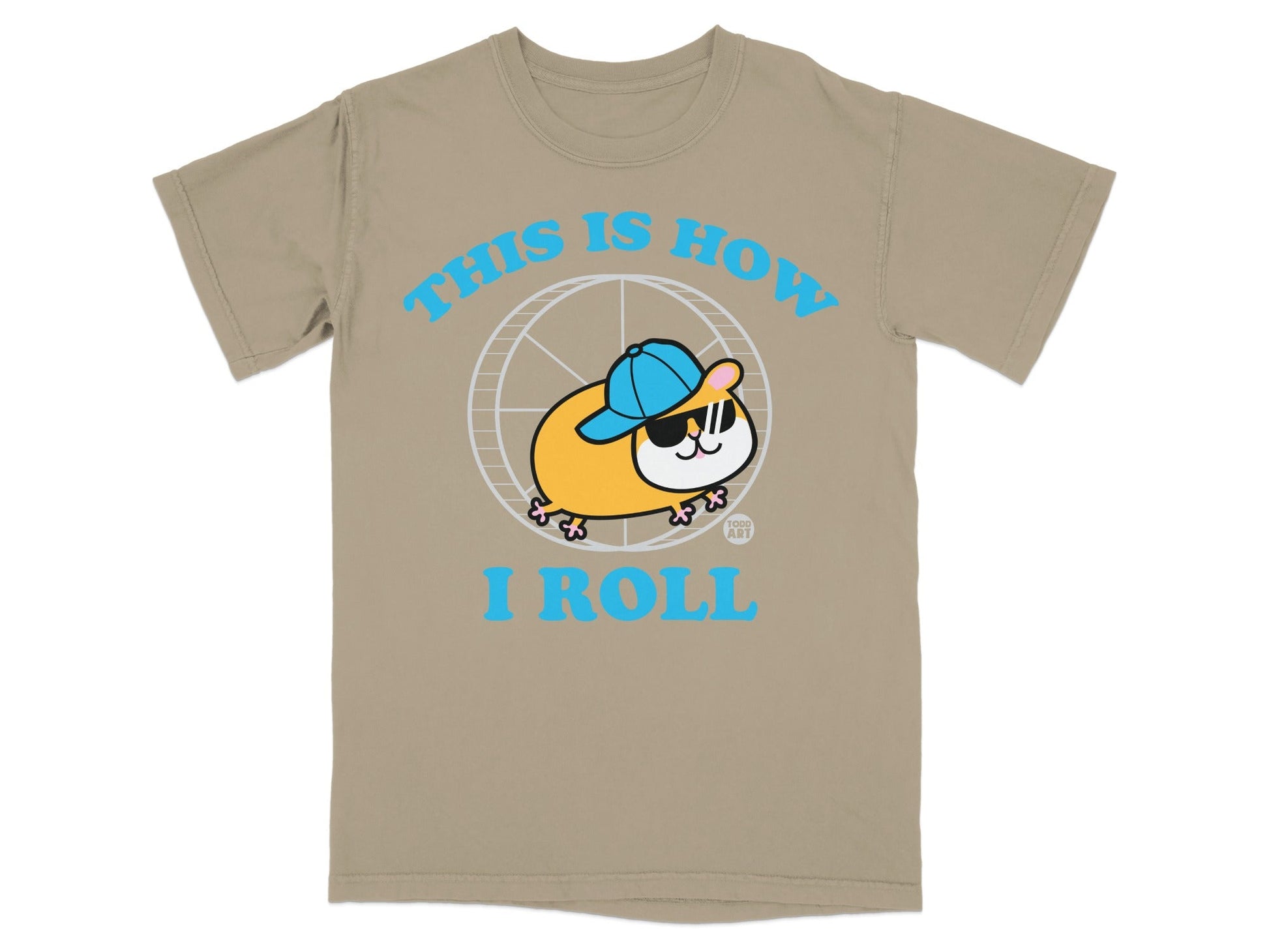 This is How I Roll Cute Hamster Graphic Tee