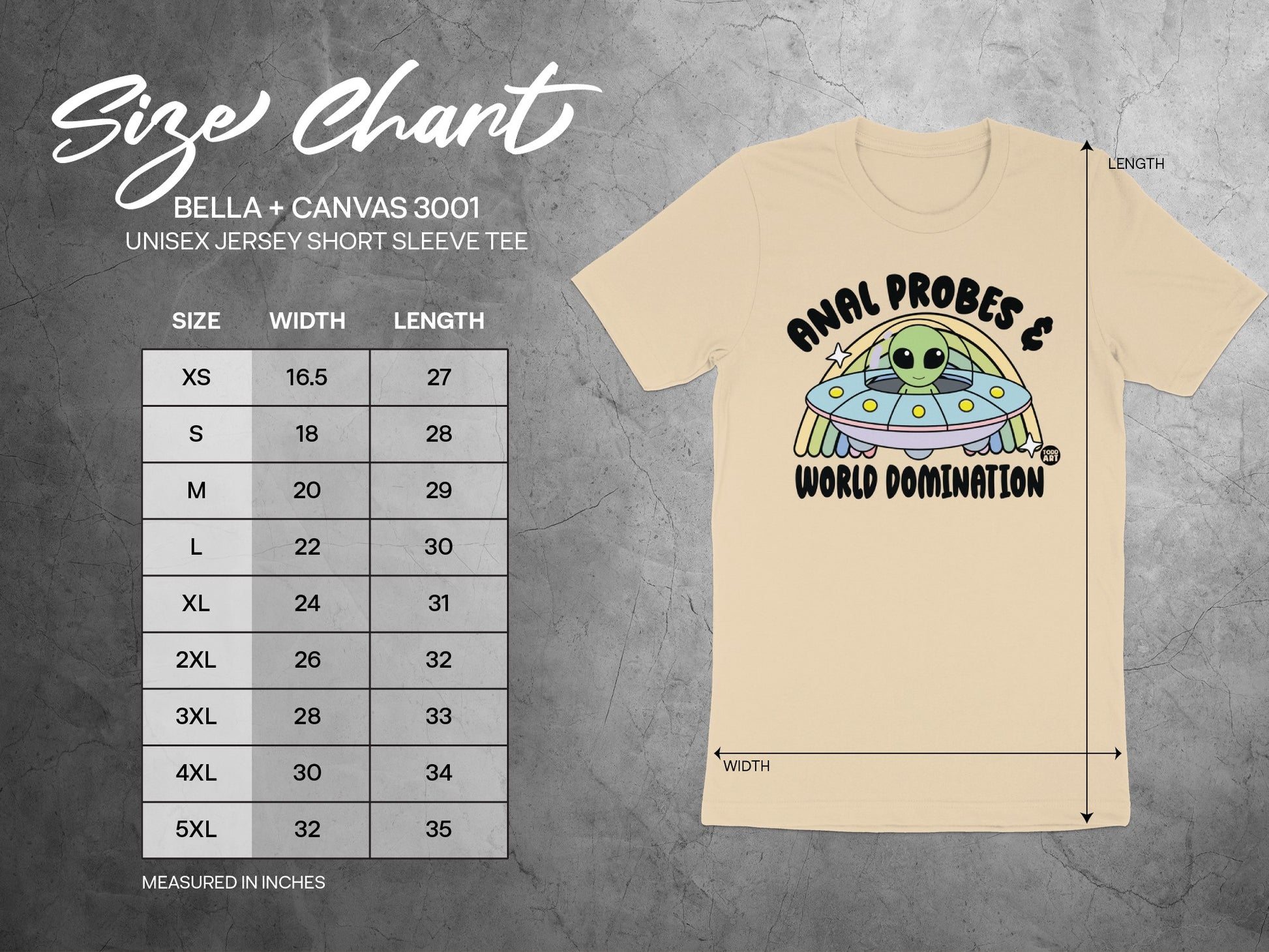 Alien Probes and World Domination Graphic Tee