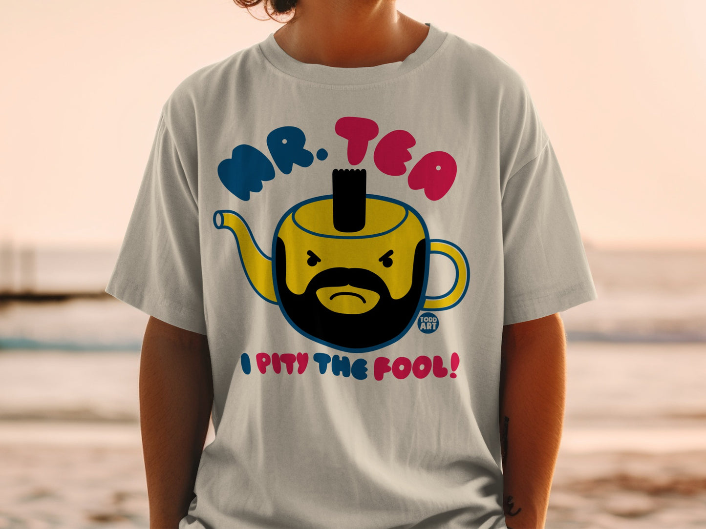 Mr Tea Angry Teapot I Pity The Fool Todd Art product type