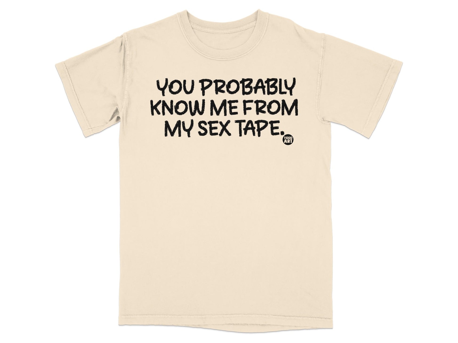 You Probably Know Me From My Sex Tape T-shirt