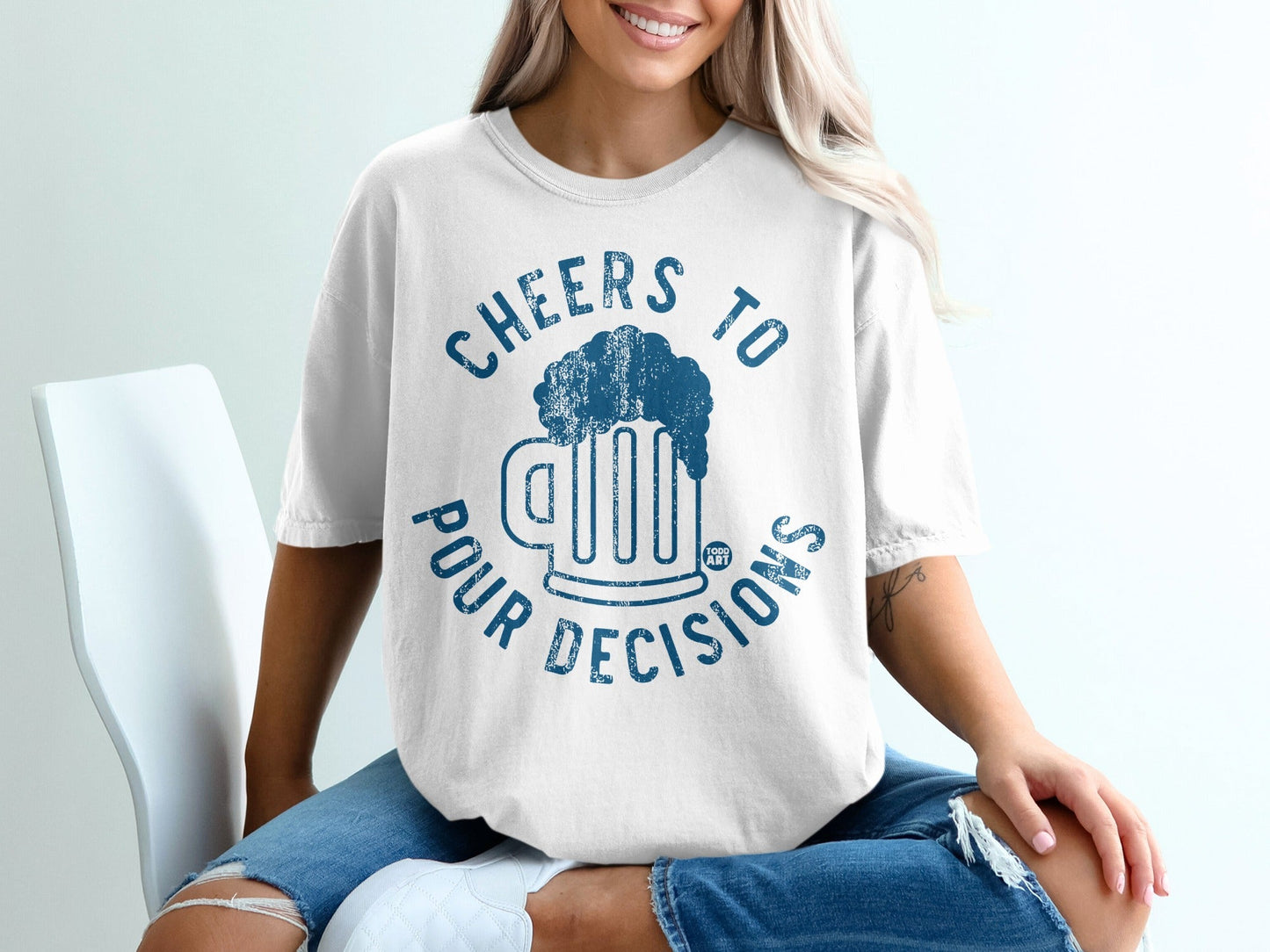 Cheers to Pour Decisions Graphic T-Shirt