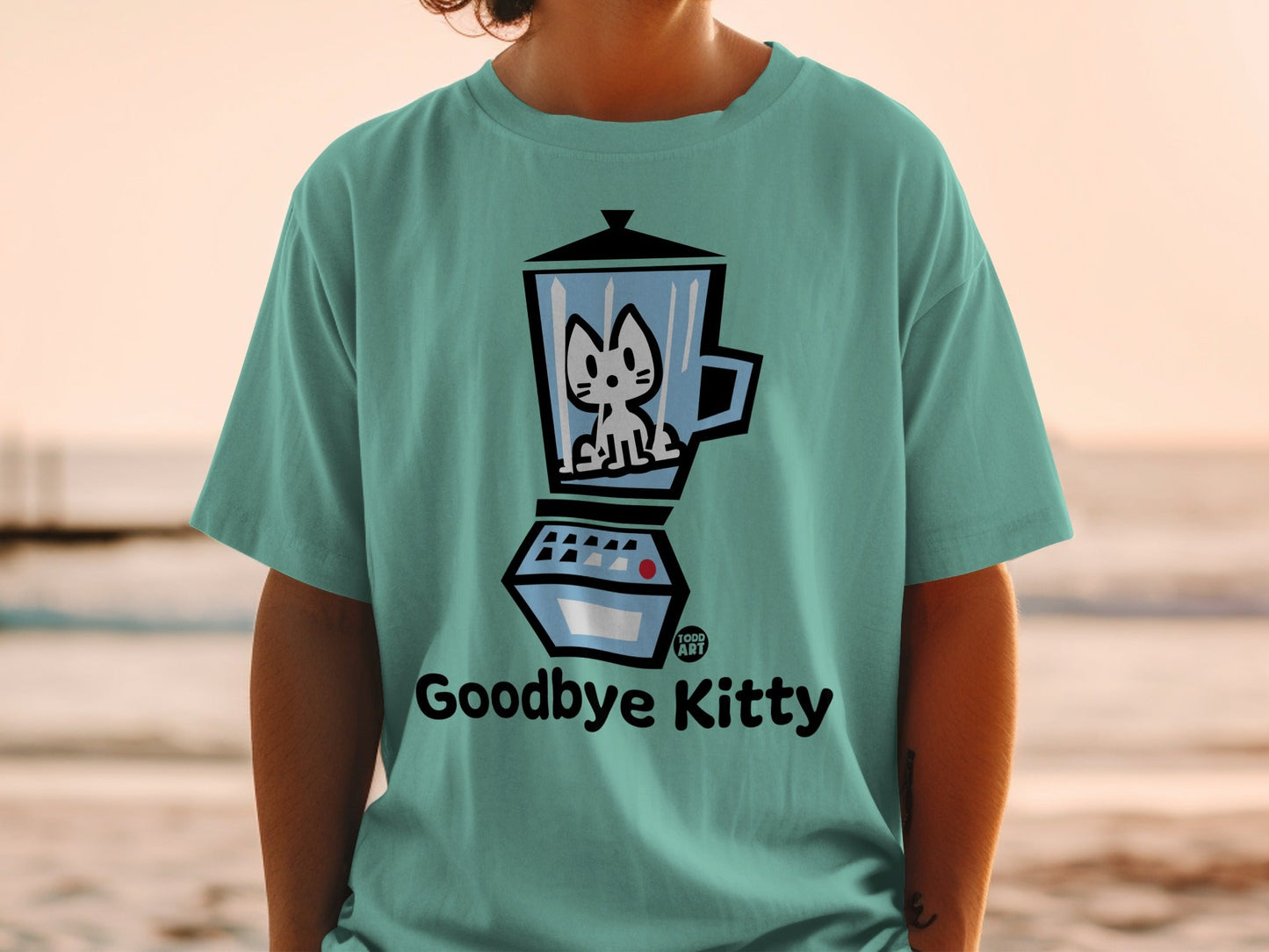 Goodbye Kitty Blender Graphic Tee Unique Product