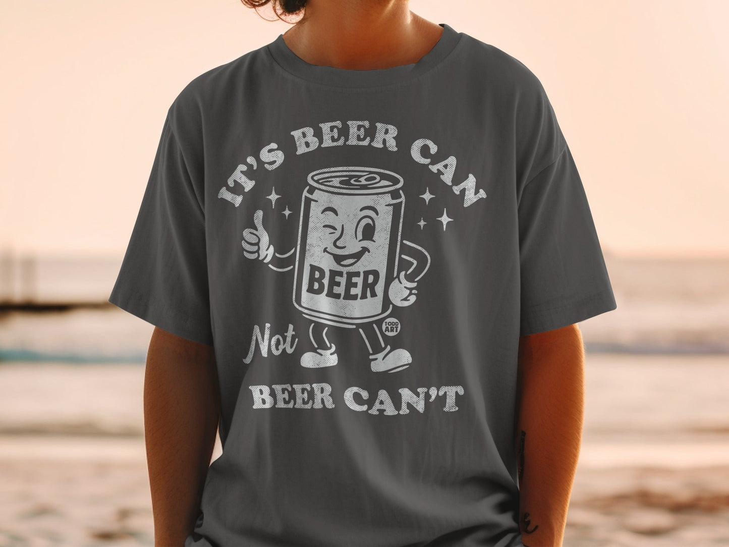 It's Beer Can Not Beer Can't Graphic Tee Shirt