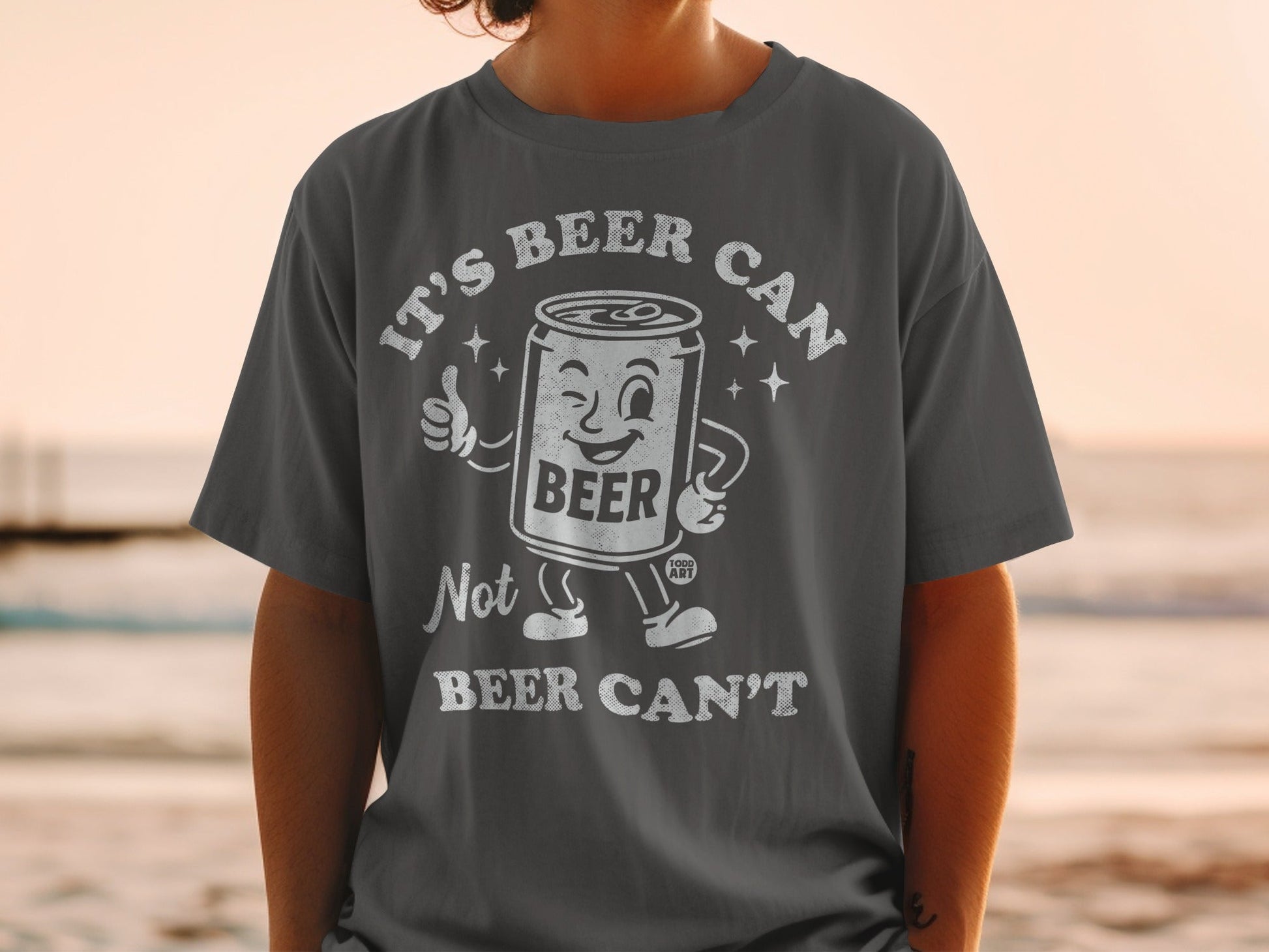 It's Beer Can Not Beer Can't Graphic Tee Shirt