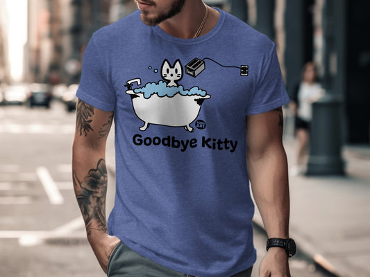 Goodbye Kitty Bathtub Fun Graphic Tee product