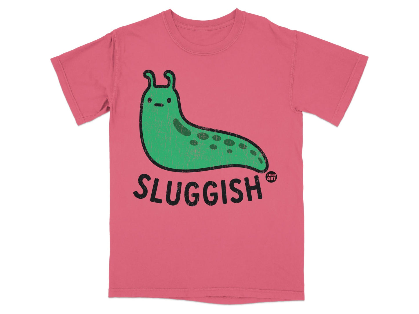 Sluggish Todd Art Design Graphic Printed T-shirt