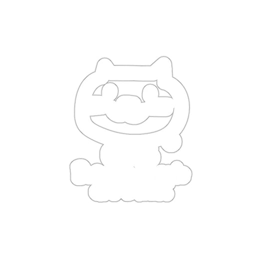 Cats Because People Are Dicks Todd Art Funny sticker