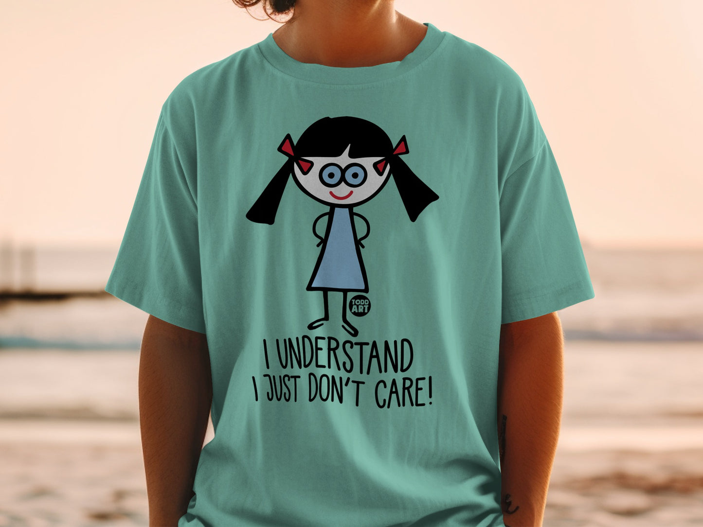 Quirky Cartoon Character I Understand Funny T-shirt