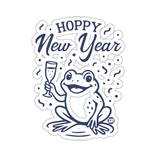 Hoppy New Year Frog Champagne Confetti 
