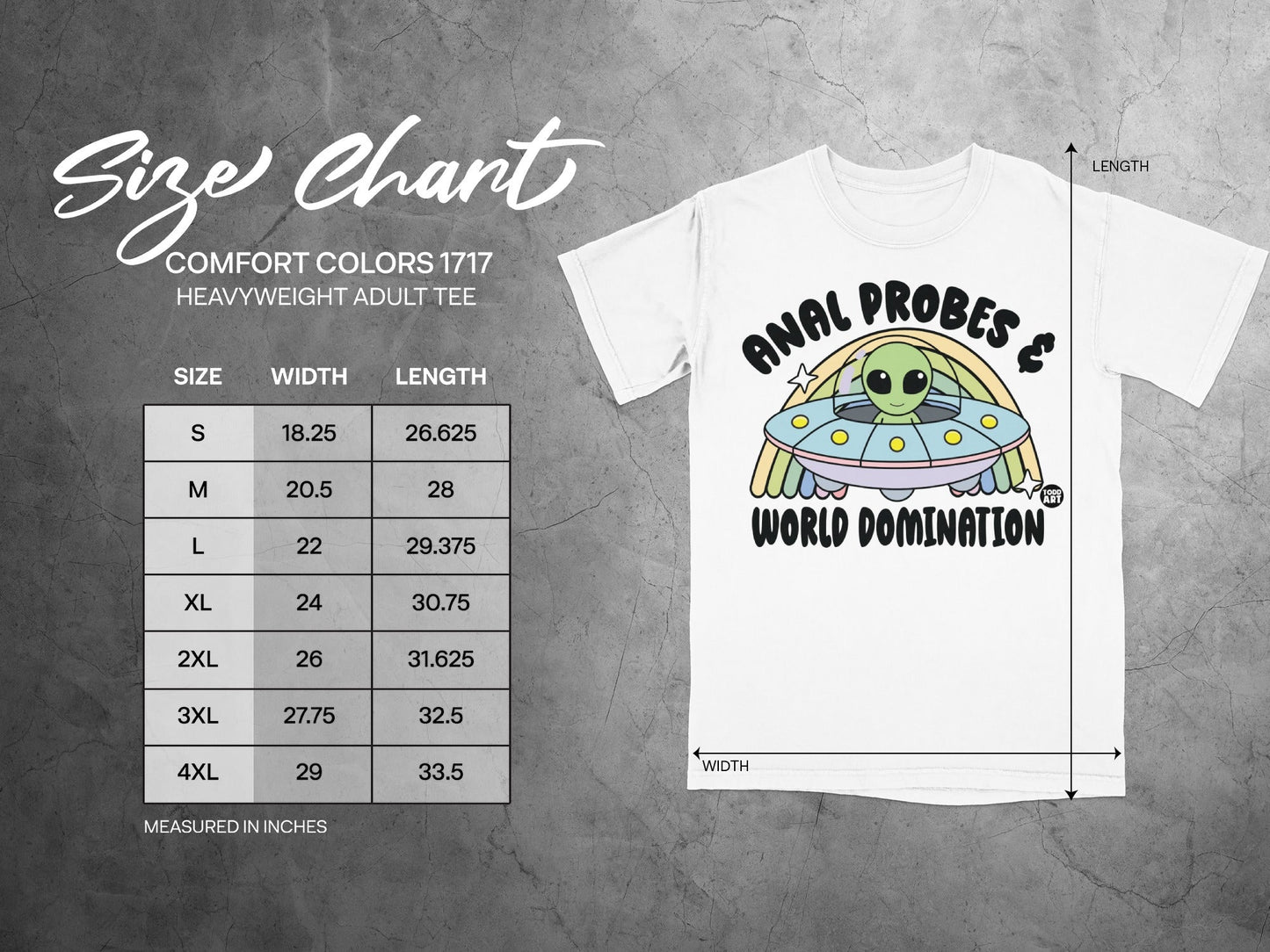 Anal Probes and World Domination Adult Tee Shirt
