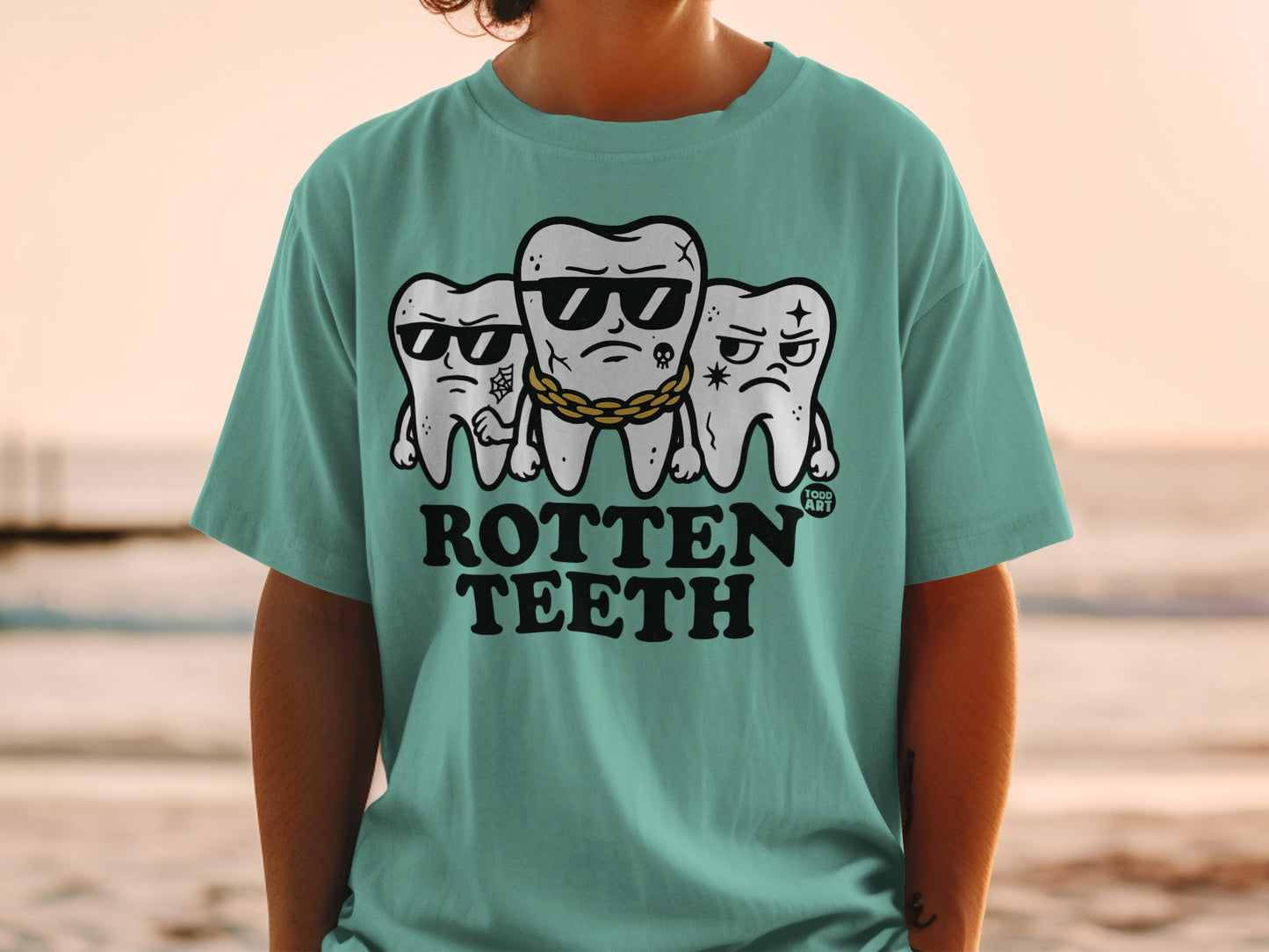 ROTTEN TEETH TODD ART Cartoon Teeth Graphic product type