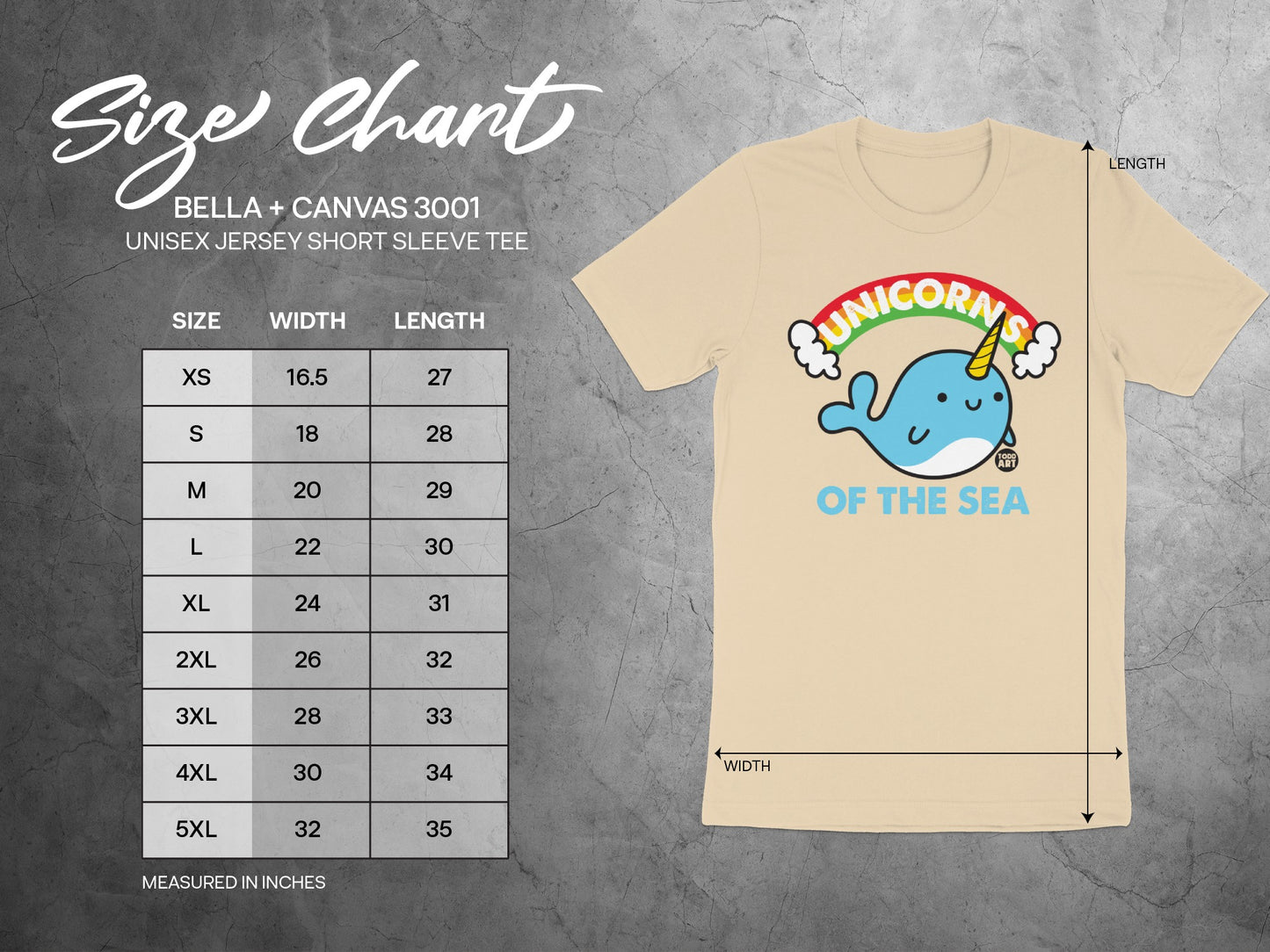 Cute Unicorns of the Sea Graphic Tee Product