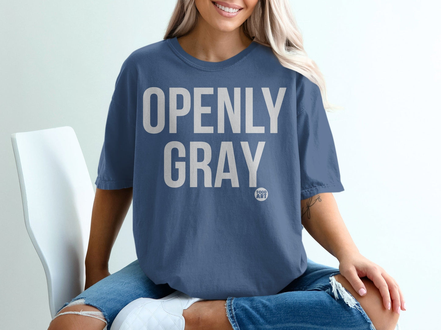 Openly Gray Todd Art Graphic T-Shirt for Casual Style