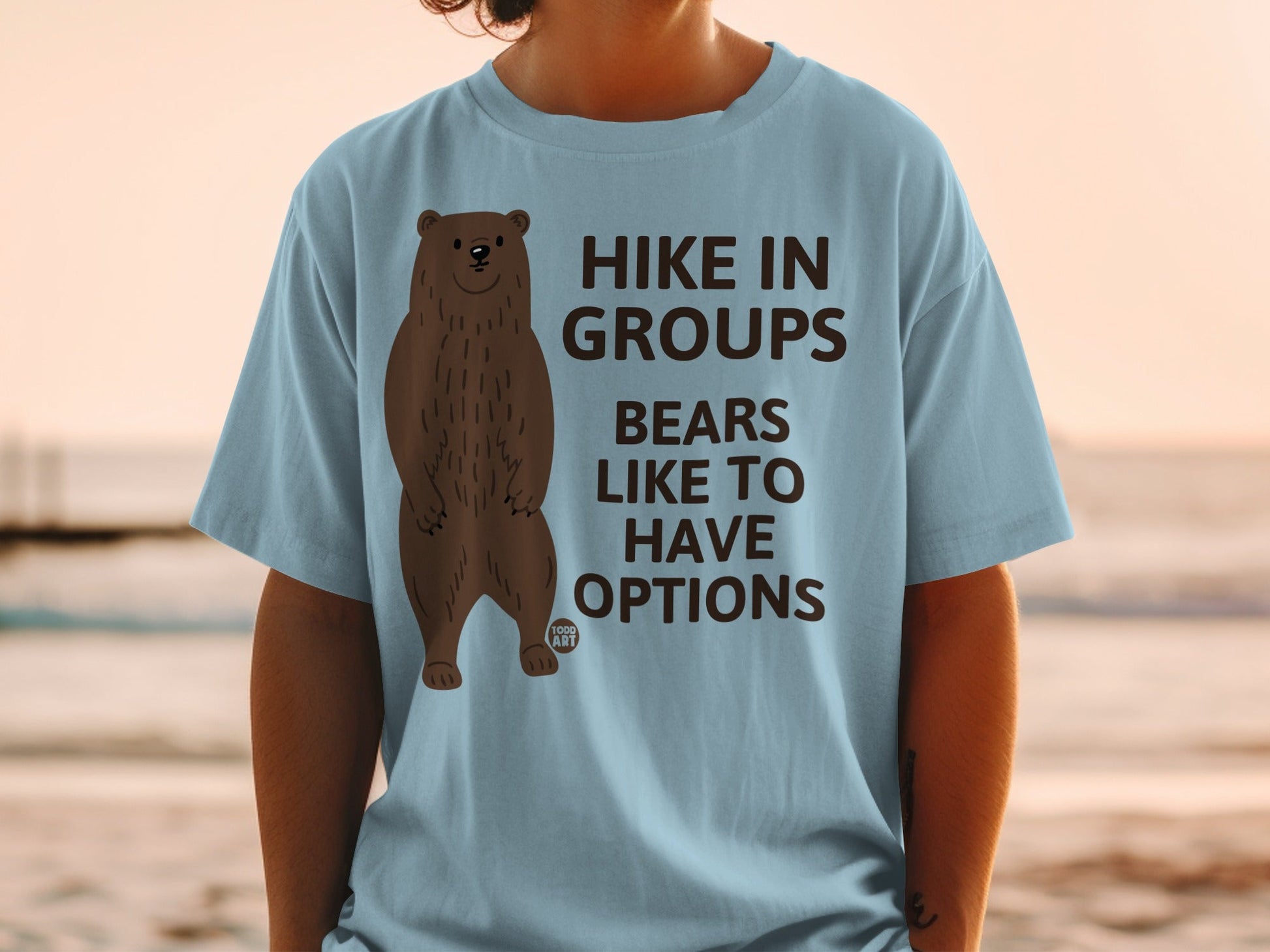 Hike in Groups Bears Like to Have Options T-Shirt