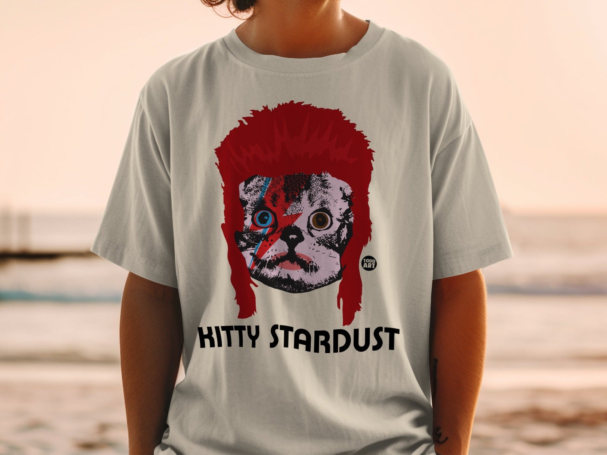 Kitty Stardust Graphic Tee Unique Design