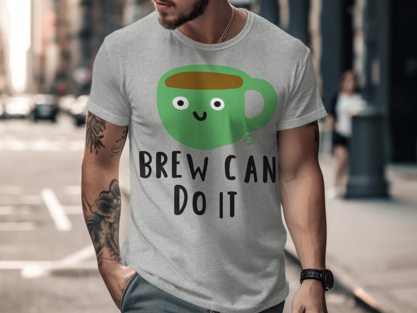 Brew Can Do It Graphic T-Shirt for Coffee Lovers