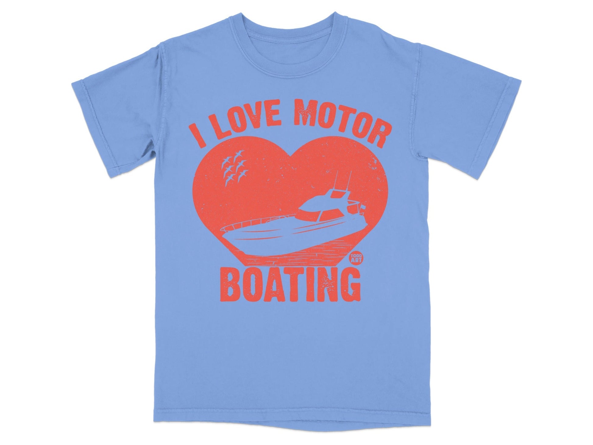I Love Motor Boating Graphic T-Shirt