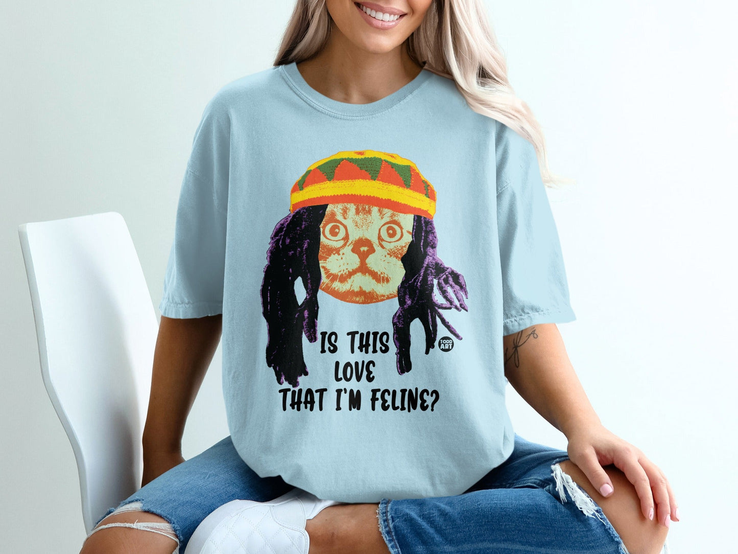 Is This Love That I'm Feline Cat Graphic Shirt