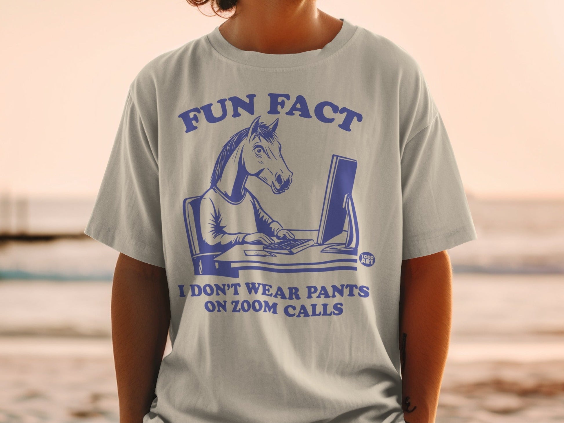Fun Fact I Don't Wear Pants On Zoom Calls T-shirt