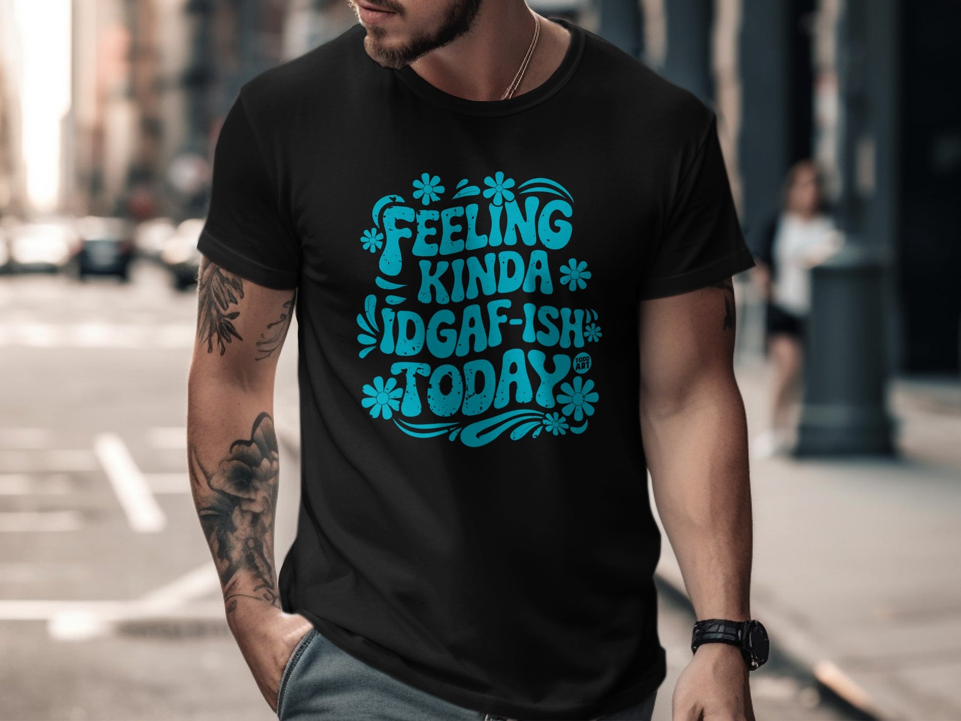 Feeling Kinda IDGAF-ish Today Graphic T-shirt