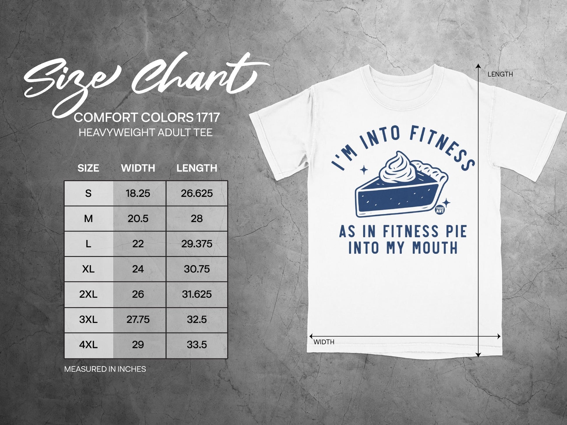 I'm Into Fitness Pie Into My Mouth Heavyweight Tee
