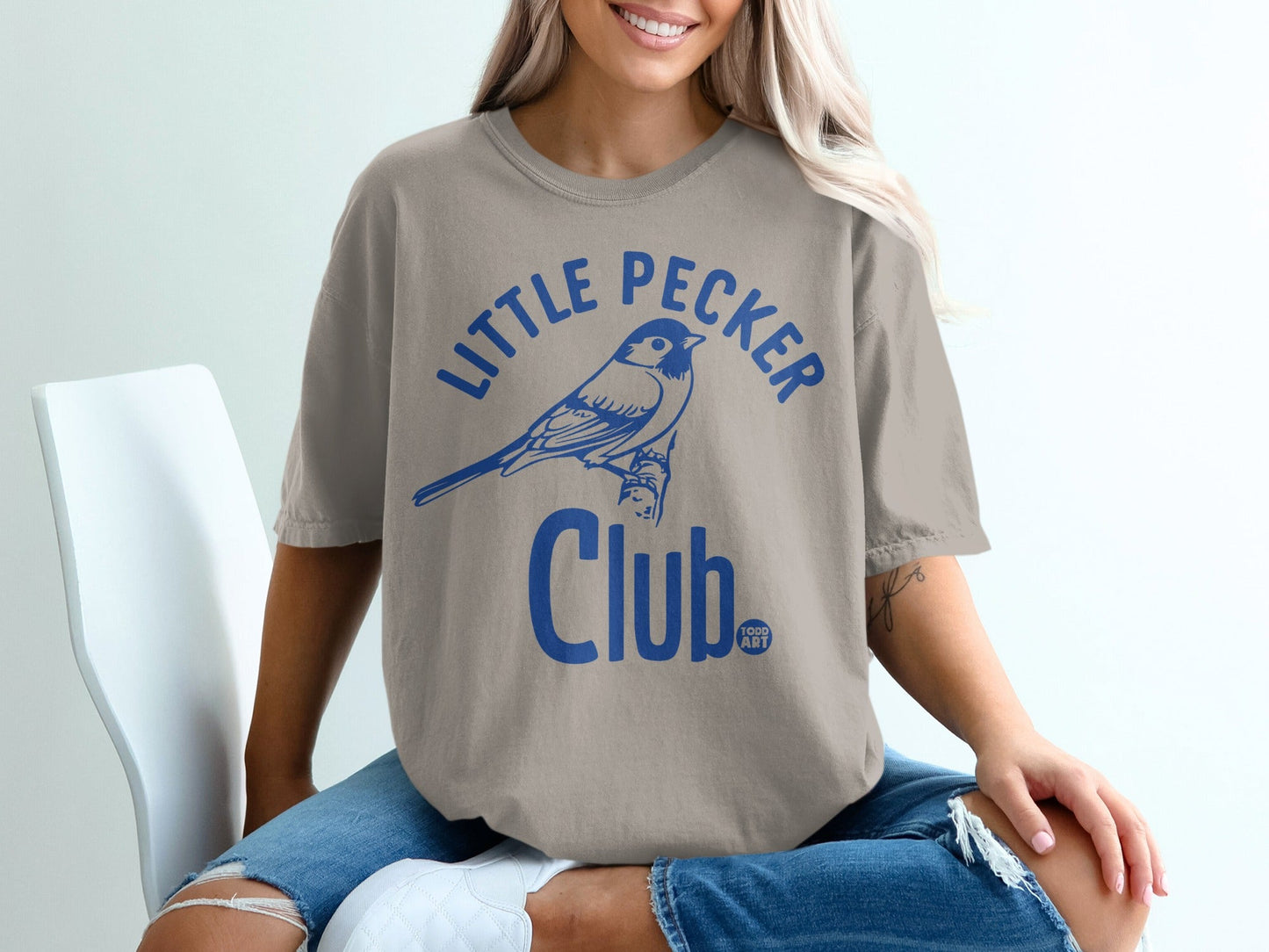 Little Pecker Club Bird Graphic Short-Sleeve Shirt