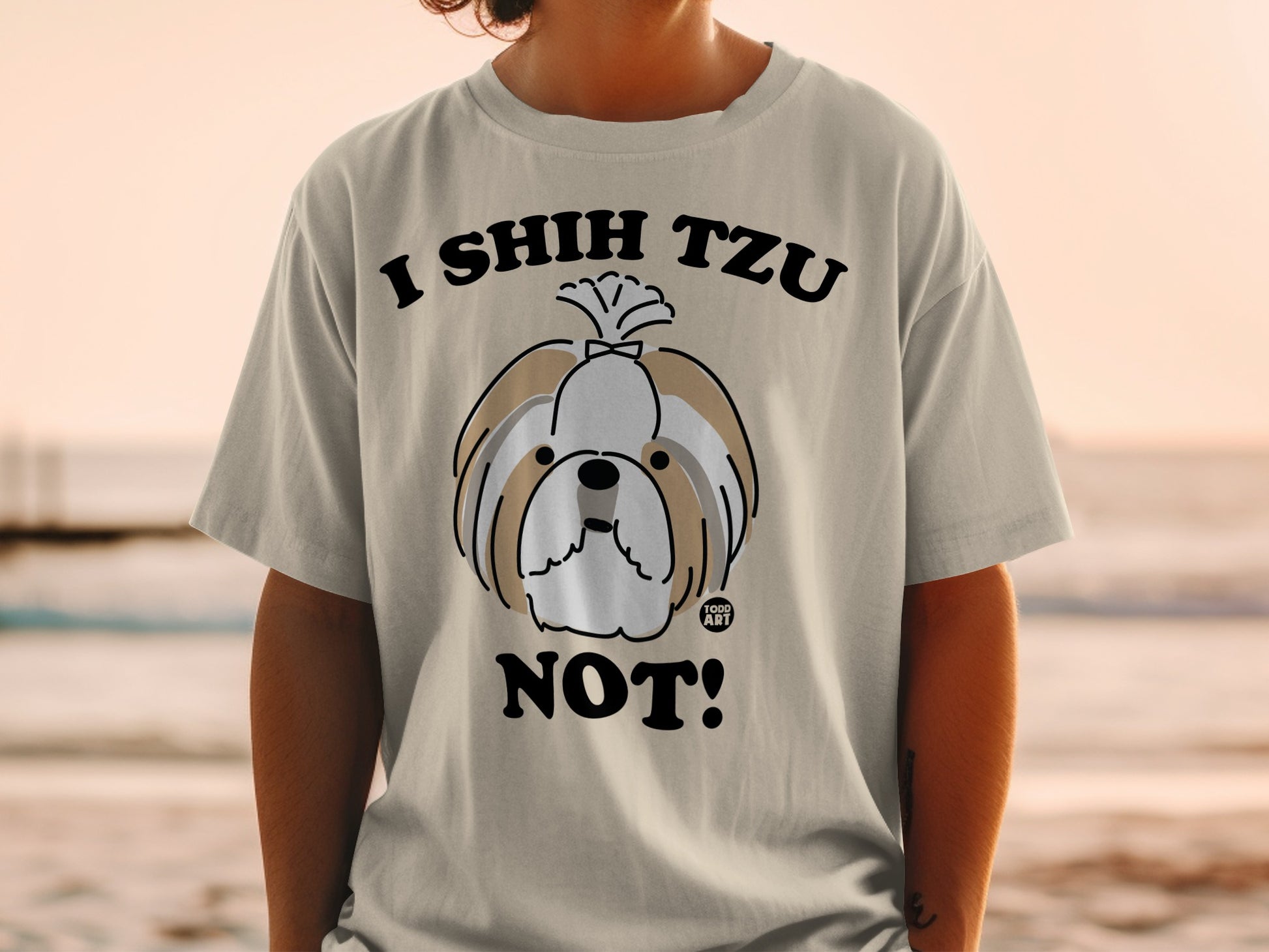 I Shih Tzu Not Dog Graphic T-Shirt