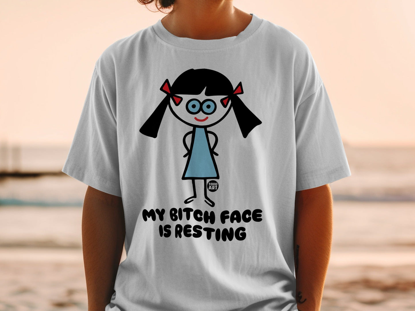 My Bitch Face Is Resting Fun Graphic T-shirt