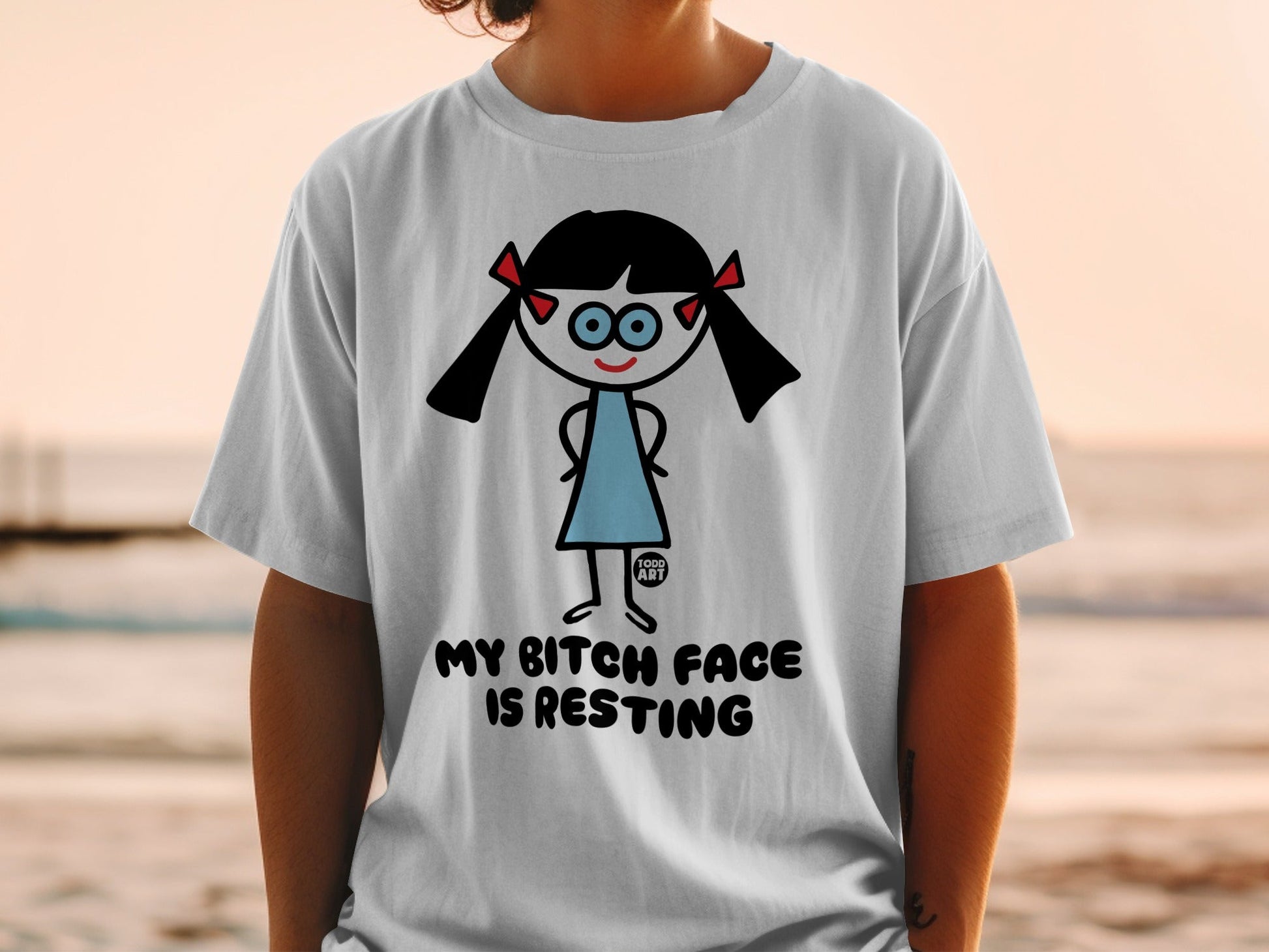 My Bitch Face Is Resting Fun Graphic T-shirt