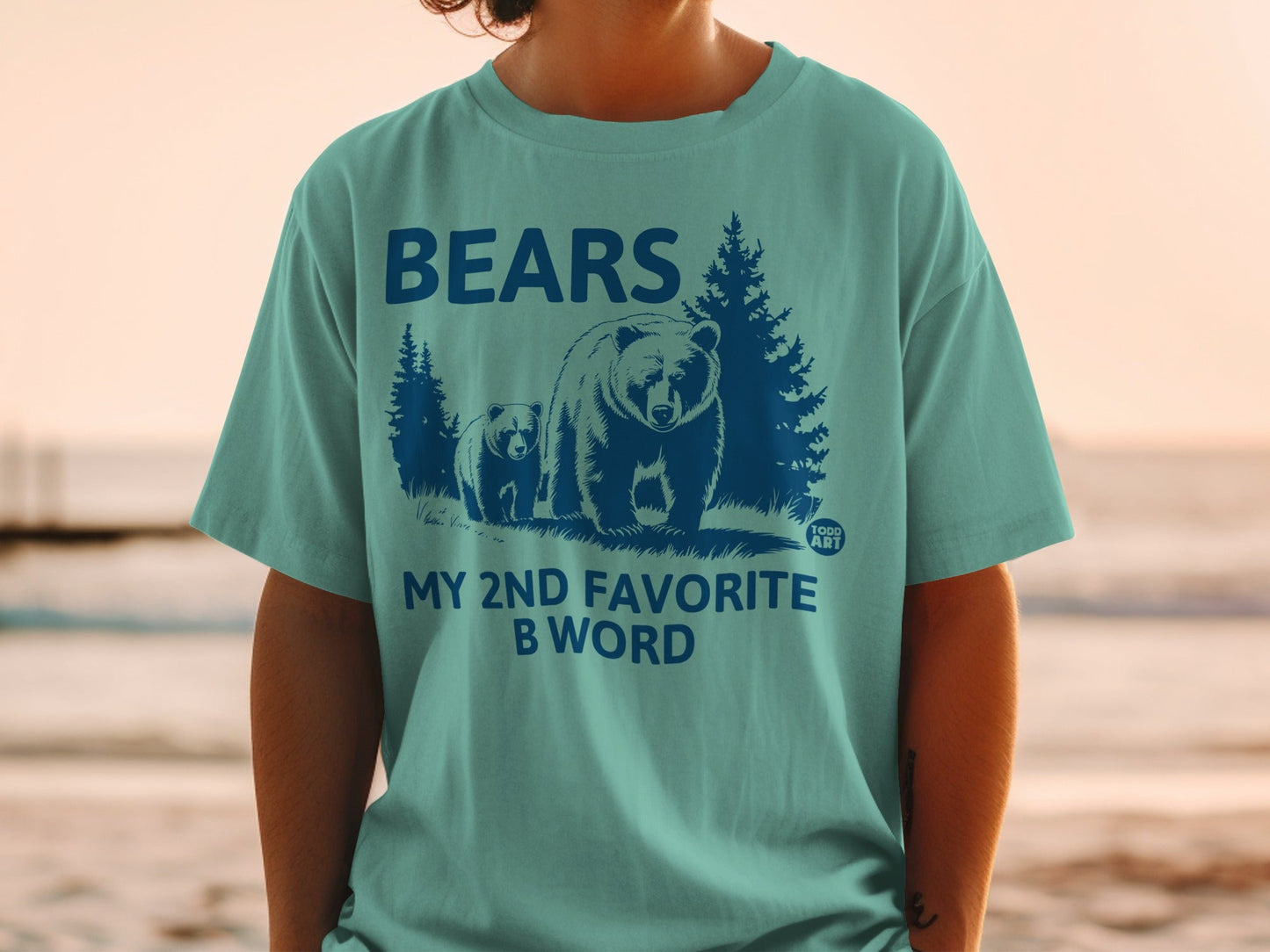 Bears My 2nd Favorite B Word Graphic T-Shirt